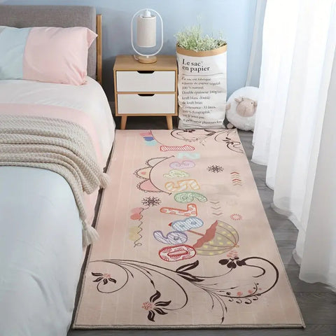 Modern Minimalist Faux Cashmere Rug Frugal Finds Galore