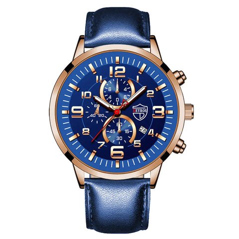 Luminous Calendar Quartz Watch for Men Frugal Finds Galore