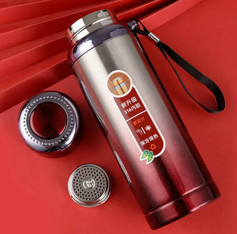 Stainless Steel Vacuum Sling Thermos Cup Frugal Finds Galore