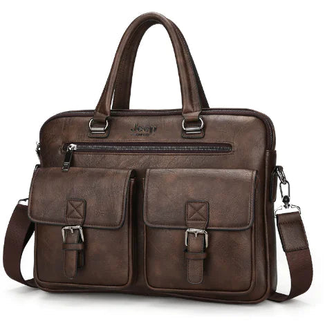Men's Horizontal One-Shoulder Diagonal Computer Handbag Frugal Finds Galore