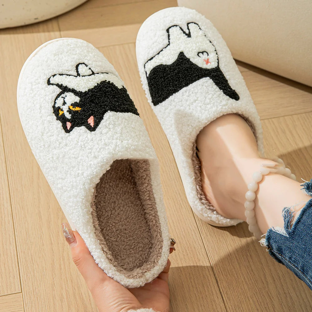 Plush Cotton Slippers