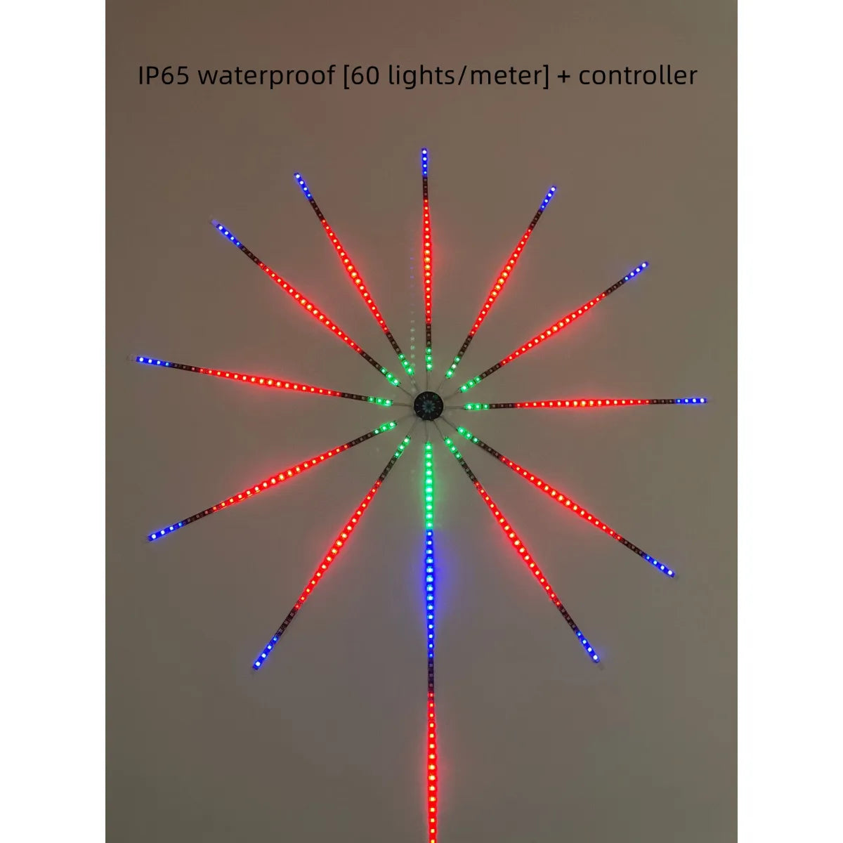 LED Fireworks Drum Light