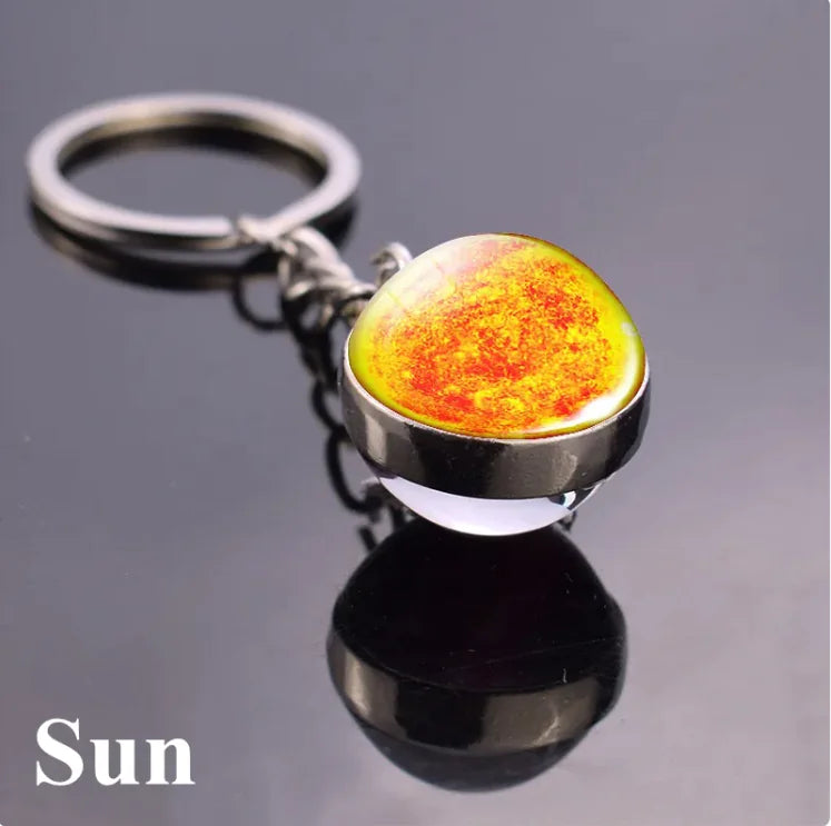 Solar System Planet Key Ring