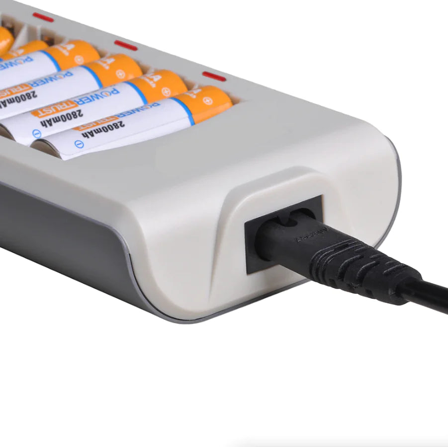 8 Slot Battery Charger