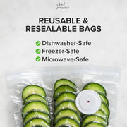 Vacuum Food Storage Bag Set with Electric Pump Frugal Finds Galore
