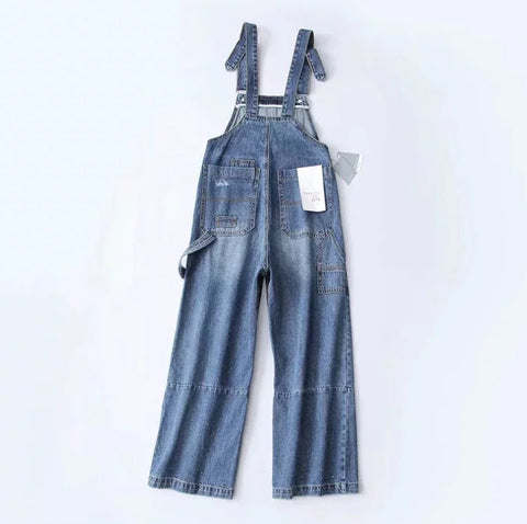 Loose Pocket Overalls Denim Pants Frugal Finds Galore