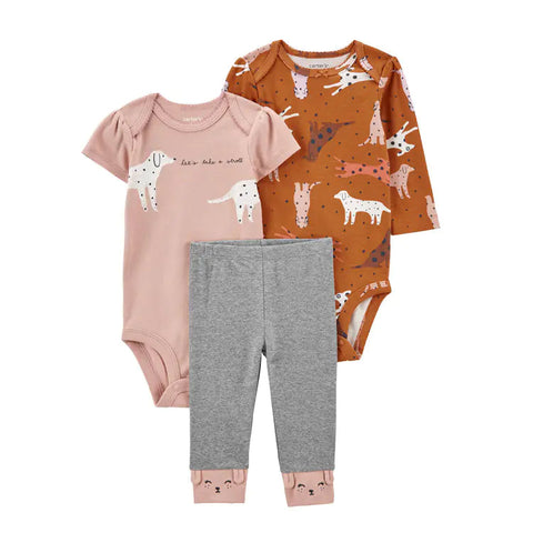 Spring Autumn Baby Clothing Set - 3 Pieces for Infants Frugal Finds Galore