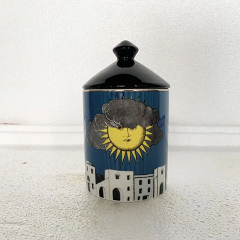 Ceramic Candle Holder Jar