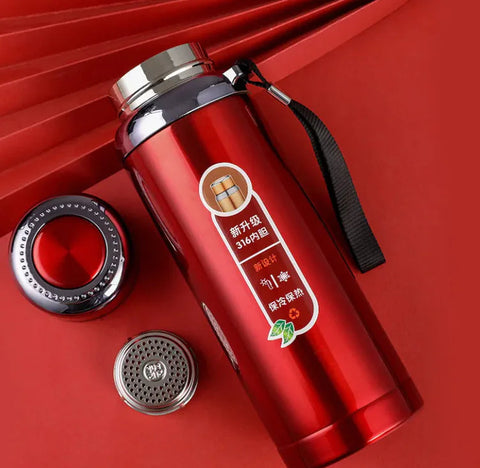 Stainless Steel Vacuum Sling Thermos Cup Frugal Finds Galore