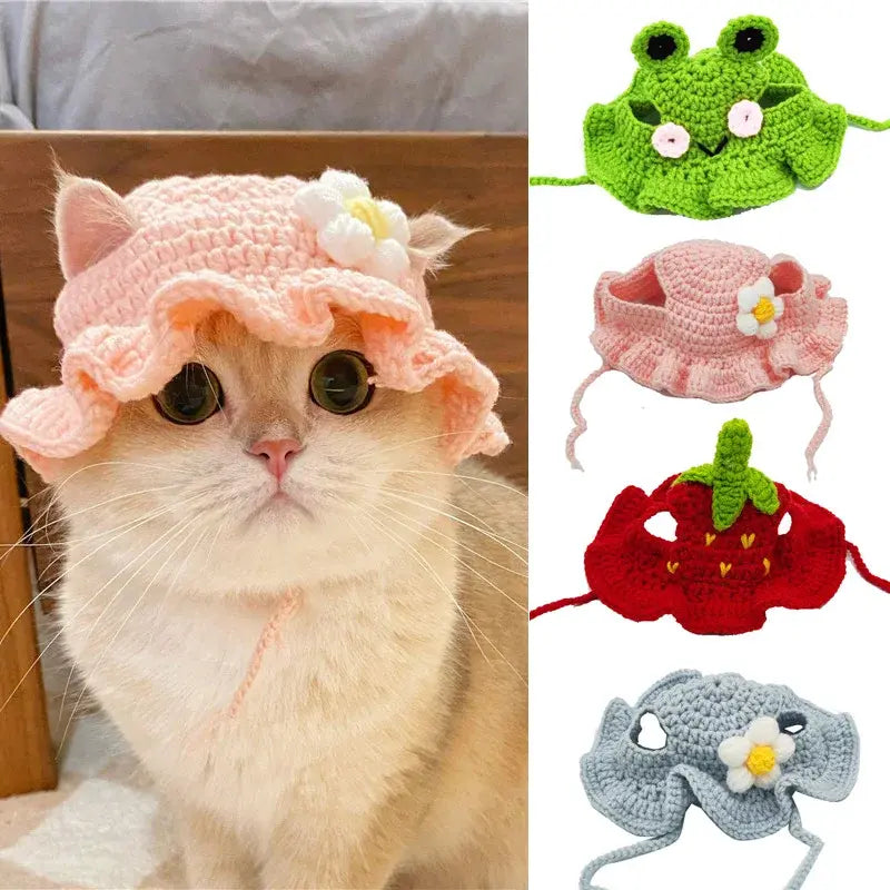 Cute Knit Pet Hat