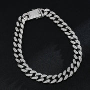 Full Diamond Inlaid Necklace Frugal Finds Galore