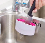 Suction Cup Cleaning Brush for Kitchen Utensils Frugal Finds Galore