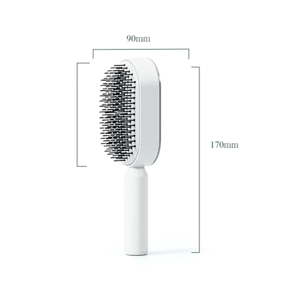 Self Cleaning Hair Comb Professional Detangling