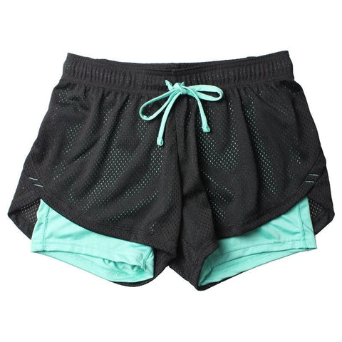 Women's Yoga Fitness Shorts: Elastic Running Leggings with Breathable Mesh Panels Frugal Finds Galore