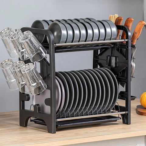 Multi-functional Kitchen Storage for Bowls and Utensils Frugal Finds Galore