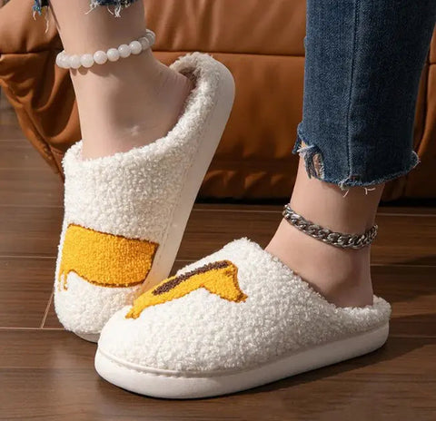 Double Fight Cartoon Cotton Slippers Frugal Finds Galore