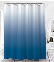 Gradual Color Shower Curtain Set with 12 Hooks Frugal Finds Galore
