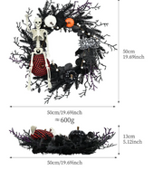 Halloween Wreath Decorations Frugal Finds Galore