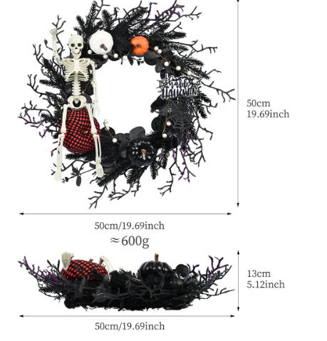 Halloween Wreath Decorations Frugal Finds Galore