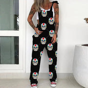 Skull Print Pocket Overalls Frugal Finds Galore
