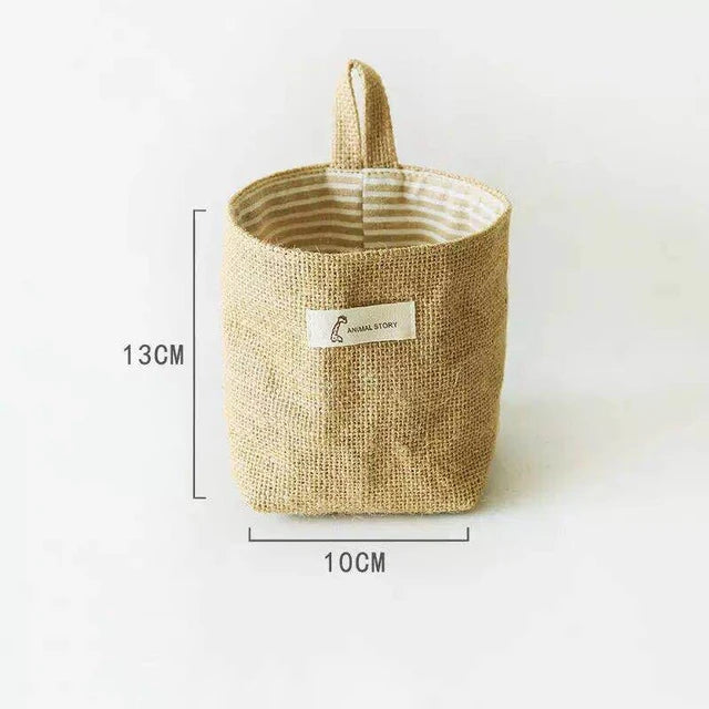 Cotton Linen Storage Basket