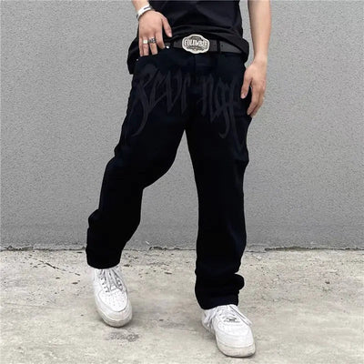 Streetwear Embroidery Baggy Jeans Frugal Finds Galore