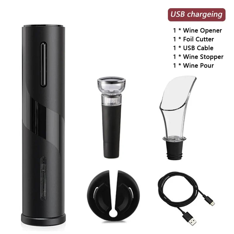 Electric Wine Opener Foil Cutter Jar Opener