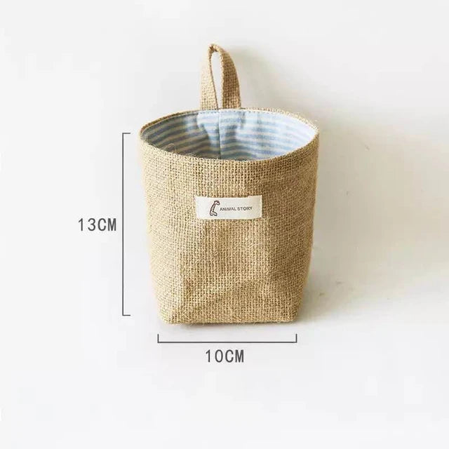 Cotton Linen Storage Basket