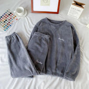 Winter Soft Velvet Pajamas Set Frugal Finds Galore
