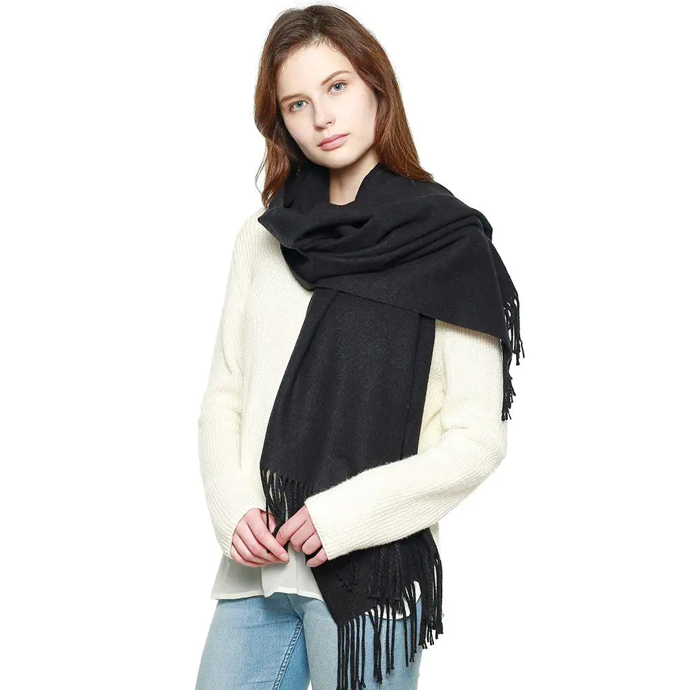 Pashmina Shawls With Fringe