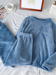 Winter Soft Velvet Pajamas Set Frugal Finds Galore