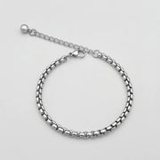 Men's Fashion Titanium Steel Twisted Rope Bracelet Frugal Finds Galore