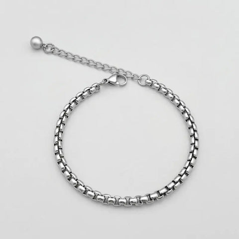 Men's Fashion Titanium Steel Twisted Rope Bracelet Frugal Finds Galore