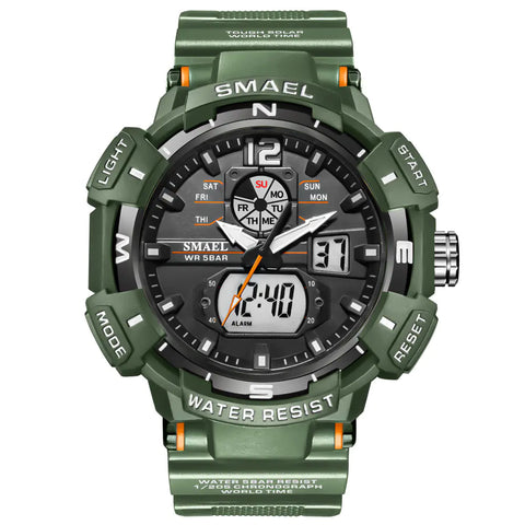Luminous Men's Outdoor Chronograph Alarm Clock Watch Frugal Finds Galore