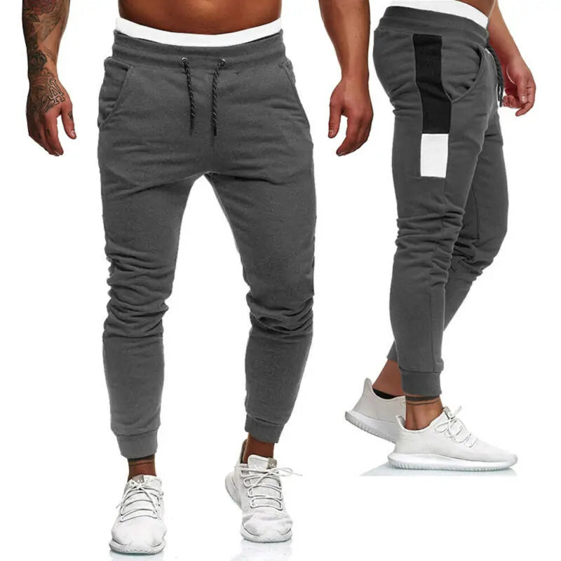 Pantalones deportivos de moda para hombre: pantalones largos para hacer ejercicio