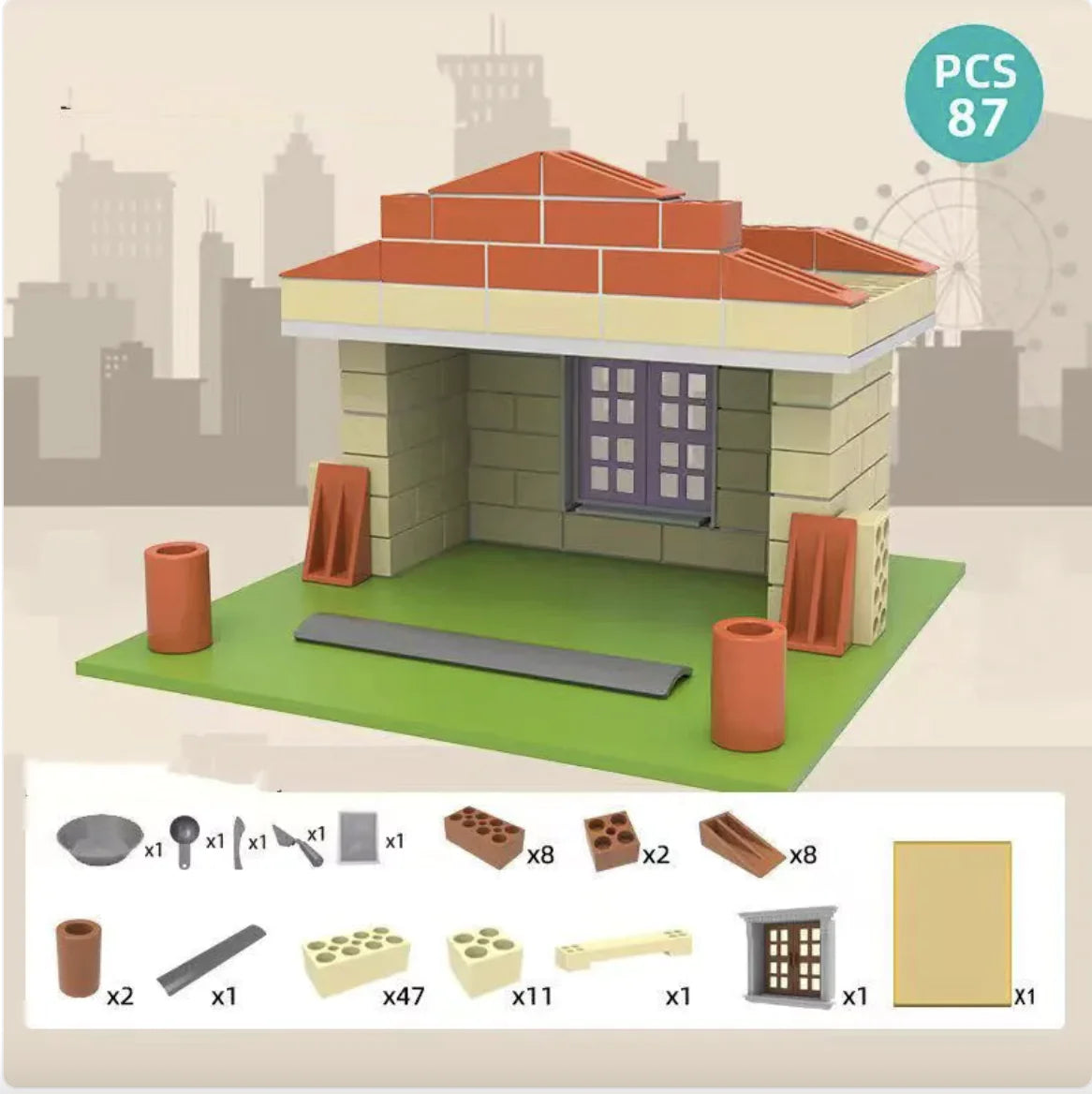 Build A House Bricks Toy