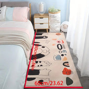 Modern Minimalist Faux Cashmere Rug Frugal Finds Galore