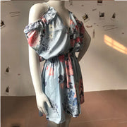 V-Neck Floral Print Jumpsuit with Straps Frugal Finds Galore