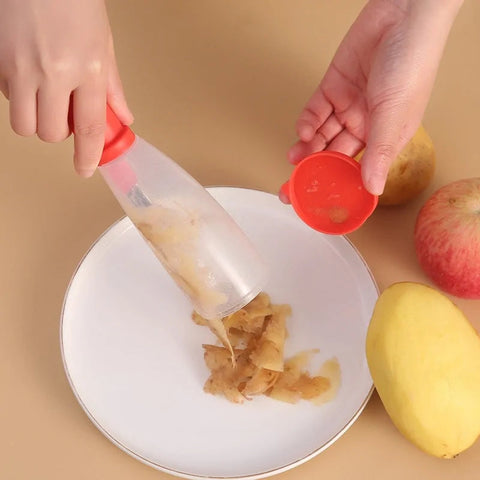 Peeler With Storage Tube Frugal Finds Galore