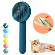 Pet Hair Removal Brush w/Button Cleaner Frugal Finds Galore