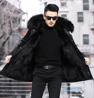 Fur Coat Faux Mink Velvet Medium Length Fur Coat Frugal Finds Galore