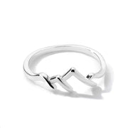 Simple Mountain Peak Creative Ring Frugal Finds Galore