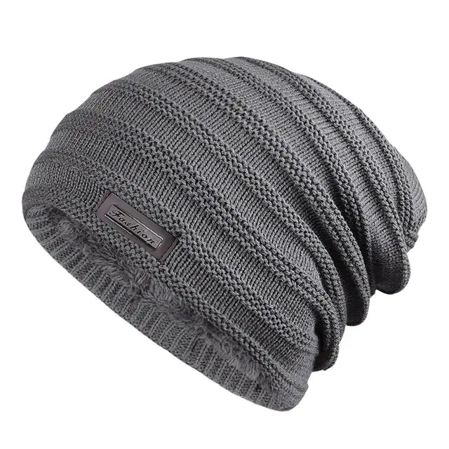 Fleece Lined Knitted Cap