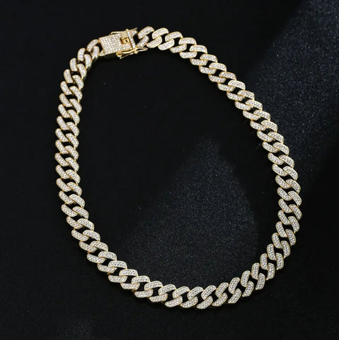 Full Diamond Inlaid Necklace Frugal Finds Galore