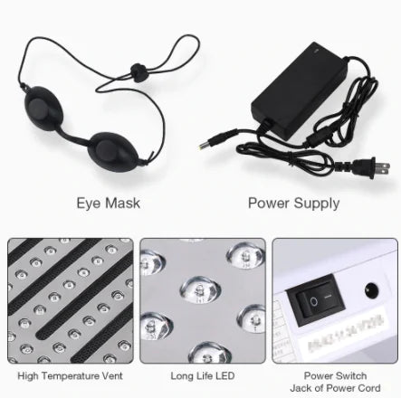 LED Color Spectrum Analyzer for Home Beauty Treatments Frugal Finds Galore