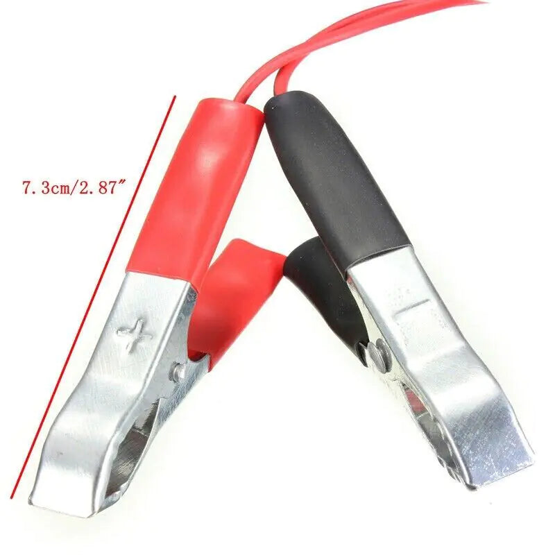 2PCS Car Battery Alligator Clamp Clip