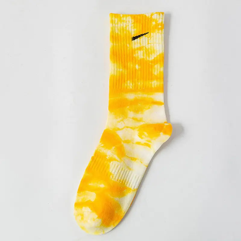 Women Tie-Dye Tube Socks