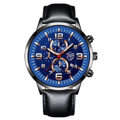 Luminous Calendar Quartz Watch for Men Frugal Finds Galore