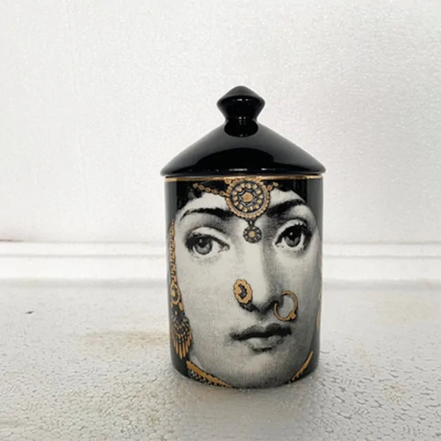 Ceramic Candle Holder Jar