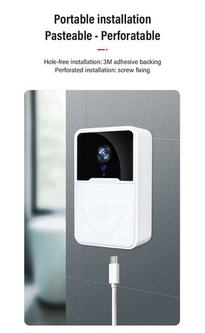 WiFi Smart Doorbell Intercom Video Camera Door Ring Frugal Finds Galore